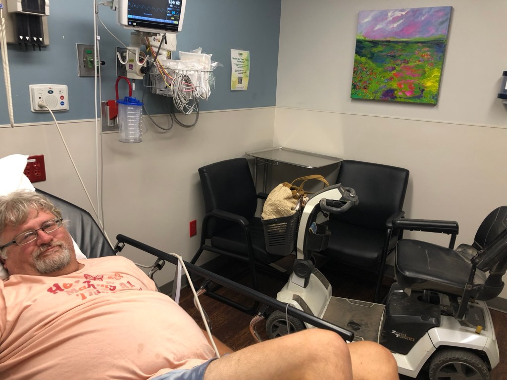 ER Visit for Hubby